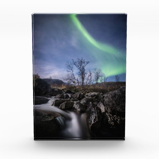 Northern Lights Norway Photo Block (Front)