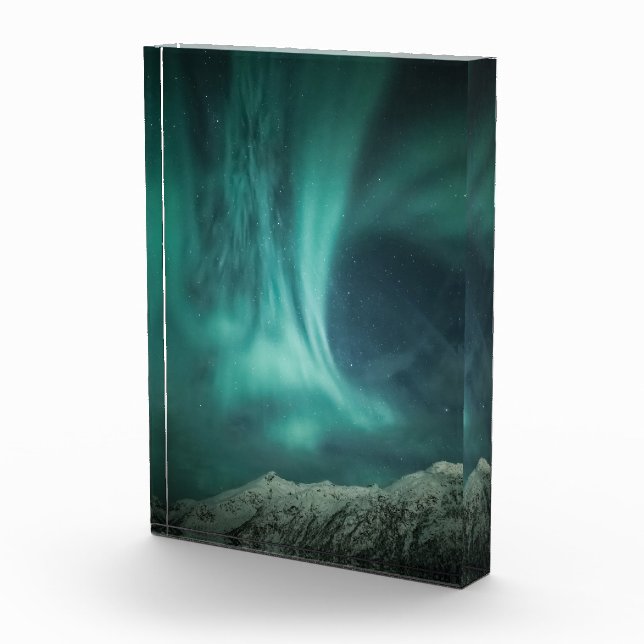 Northern Lights Norway Photo Block (Right)