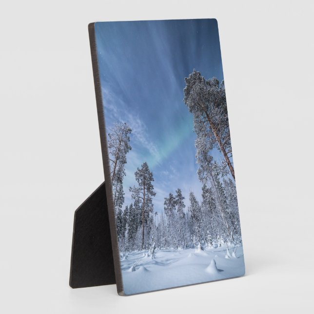 Northern Lights Norway Plaque (Side)