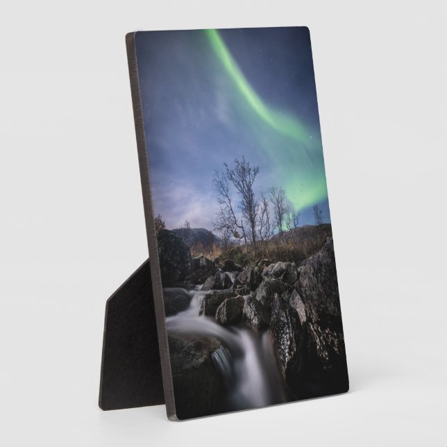 Northern Lights Norway Plaque (Side)