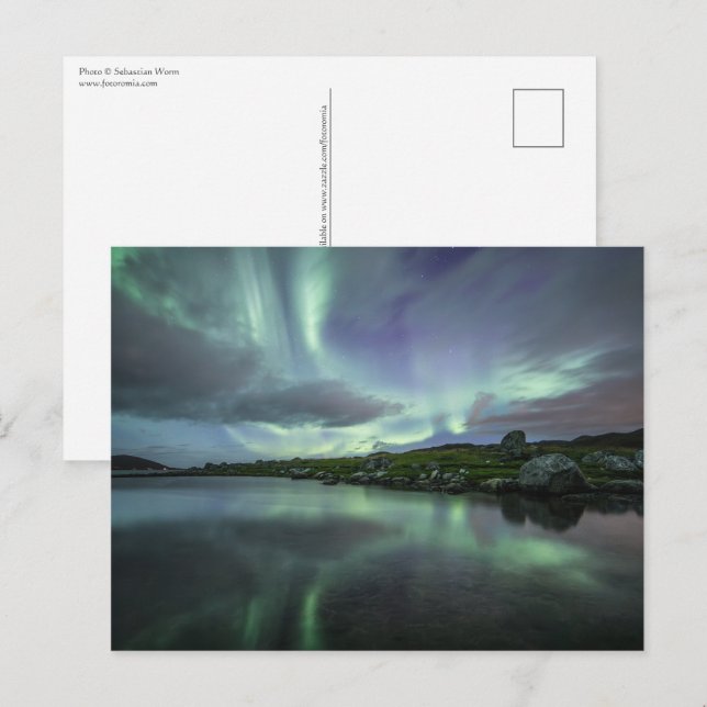 Northern Lights Norway Postcard (Front/Back)