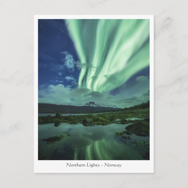 Northern Lights Norway Postcard (Front)