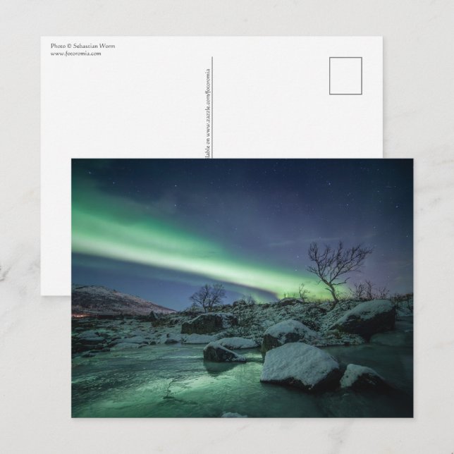 Northern Lights Norway Postcard (Front/Back)