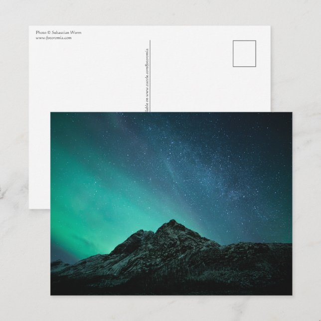Northern Lights Norway Postcard (Front/Back)