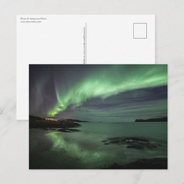Northern Lights Norway Postcard (Front/Back)
