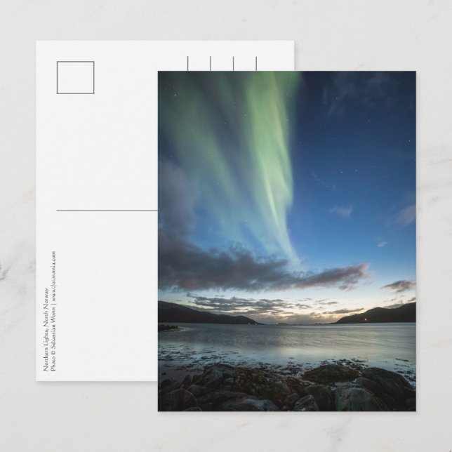 Northern Lights Norway Postcard (Front/Back)