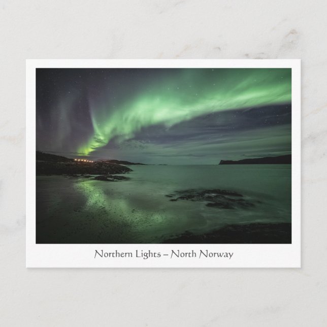 Northern Lights Norway Postcard (Front)