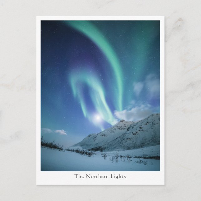 Northern Lights Norway Postcard (Front)