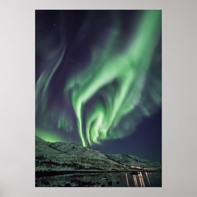 Northern Lights Norway Poster (Front)