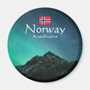 Northern Lights Norway Souvenir Magnet