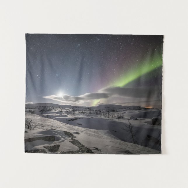 Northern Lights Norway Tapestry (Front (Horizontal))