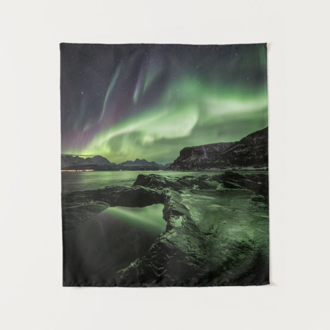 Northern Lights Norway Tapestry (Front)