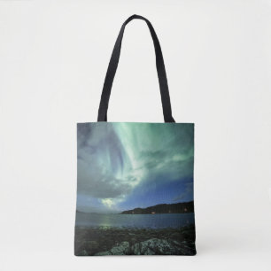 Northern Lights Norway Tote Bag