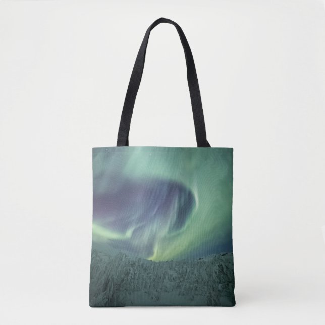 Northern Lights Norway Tote Bag (Front)