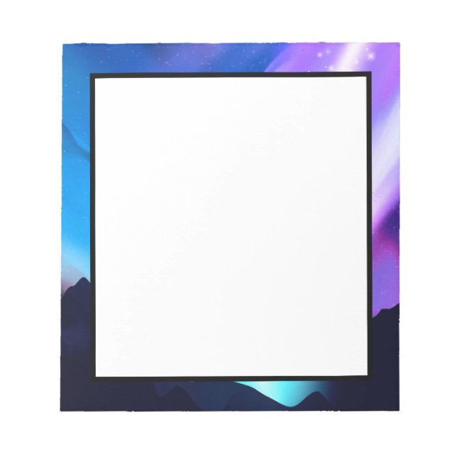 Northern Lights Notepad (Front)