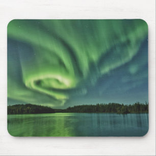 Northern Lights on the Lake Mousepad