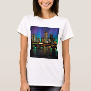 Northern Lights Over Frankfurt T-Shirt
