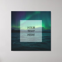 Northern Lights Over Water – Personalised Scenic D