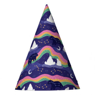 Northern Lights Party Hat