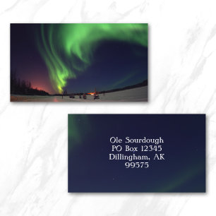 Northern Lights Photo Business Card
