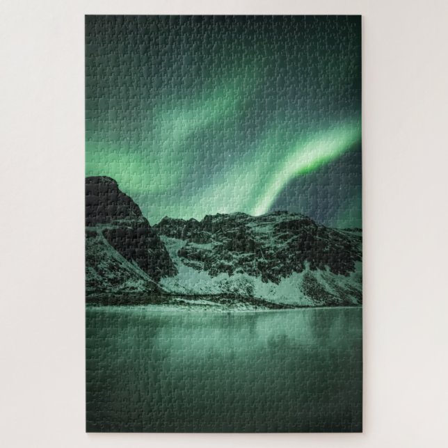 Northern Lights Photo Jigsaw Puzzle (Vertical)
