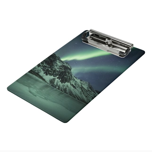 Northern Lights Photo Mini Clipboard (Angled3)