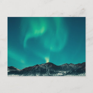 Northern lights postcard