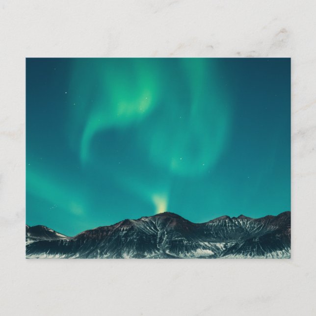 Northern lights postcard (Front)