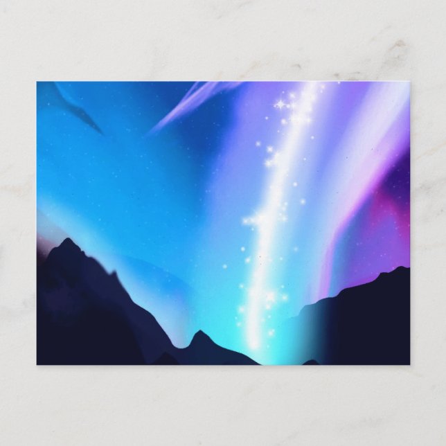 Northern Lights Postcard (Front)
