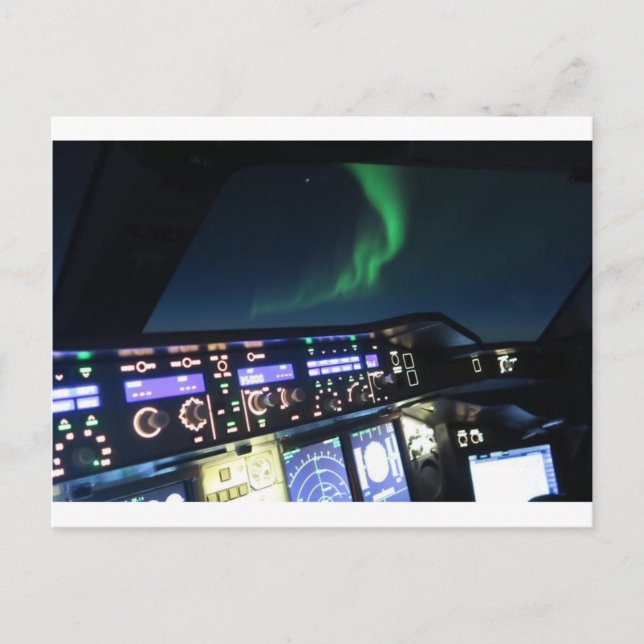 Northern Lights Postcard (Front)