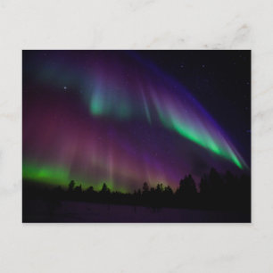 Northern lights postcard