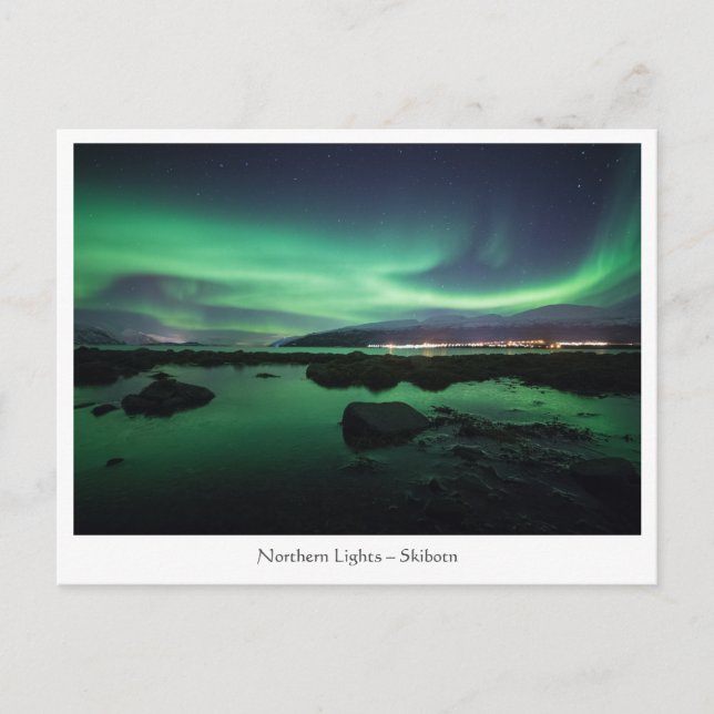 Northern Lights Postcard (Front)