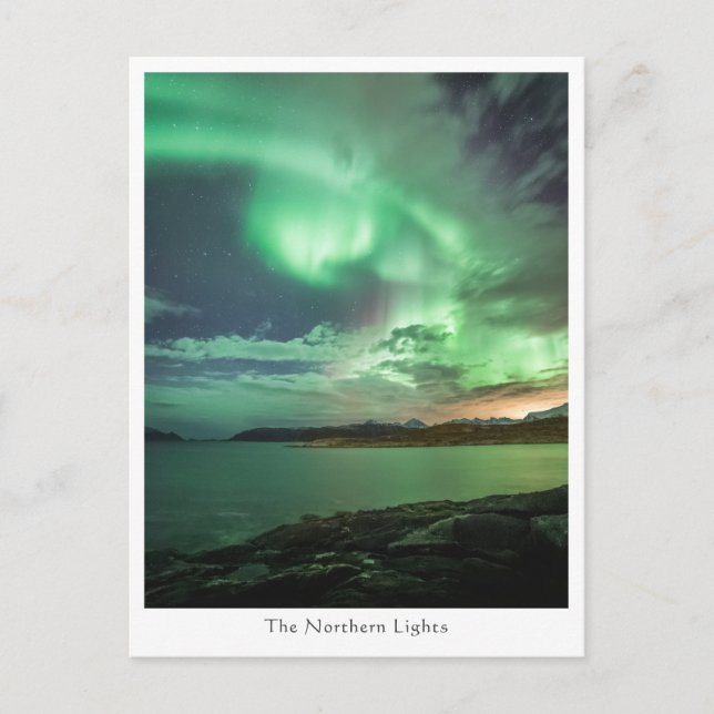 Northern Lights Postcard (Front)