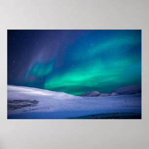 northern lights poster