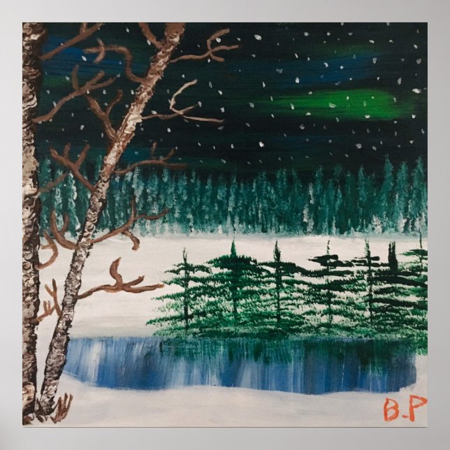 Northern Lights Poster (Front)