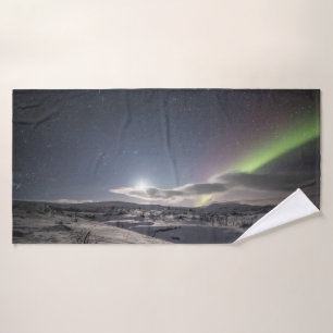 Northern Lights Scandinavia Bath Towel