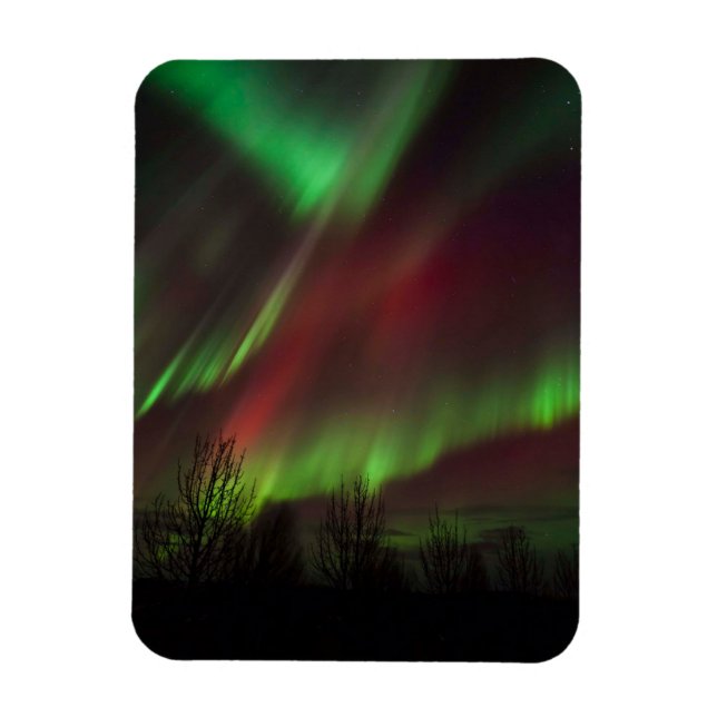 Northern Lights | Scandinavia, Iceland Magnet (Vertical)