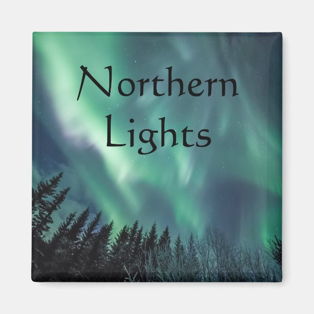 Northern Lights Scandinavia Magnet (Front)