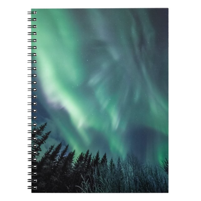 Northern Lights Scandinavia Notebook (Front)