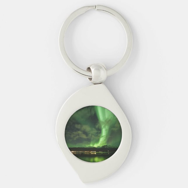 Northern Lights Skibotn Key Ring (Front)