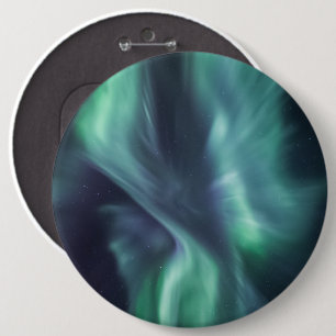 Northern Lights Sky 6 Cm Round Badge