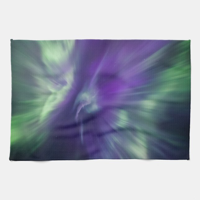 Northern Lights Sky Tea Towel (Horizontal)