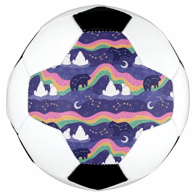 Northern Lights Soccer Ball (Front)
