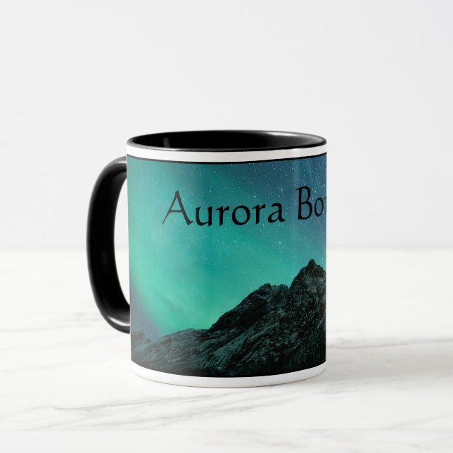 Northern Lights Souvenir Mug (Front Left)