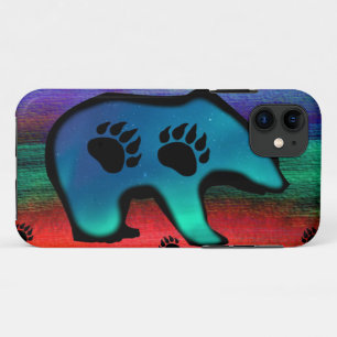 Northern Lights Spirit Bear iPhone 11 Case