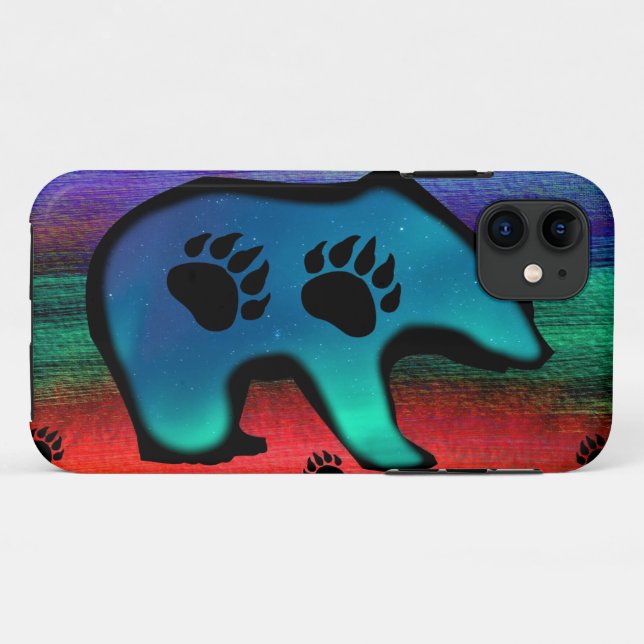 Northern Lights Spirit Bear Case-Mate iPhone Case (Back (Horizontal))