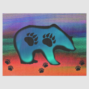 Northern Lights Spirit Bear Tissue Paper