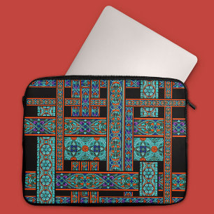 Northern Lights Stained Glass Laptop Sleeve