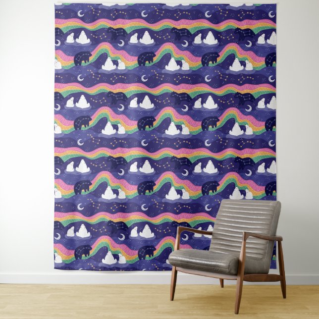 Northern Lights Tapestry (In Situ)