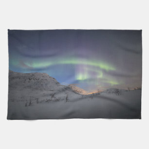 Northern Lights Tea Towel